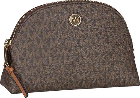 michael kors tasche kosmetiktasche|Michael Kors opened satchel purse.